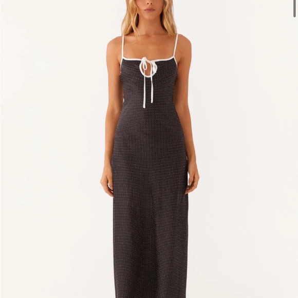 Peppermayo Black and White Midi Dress - Picture 2 of 4